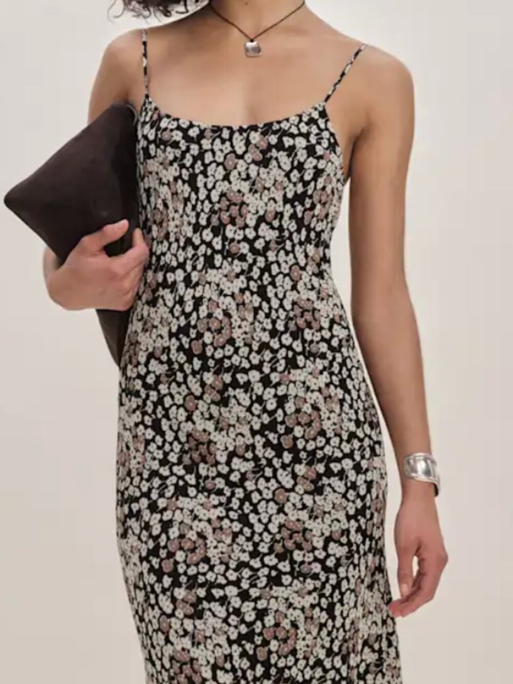 Reformation Emerick Slip Maxi Dress Juno Ditsy Floral